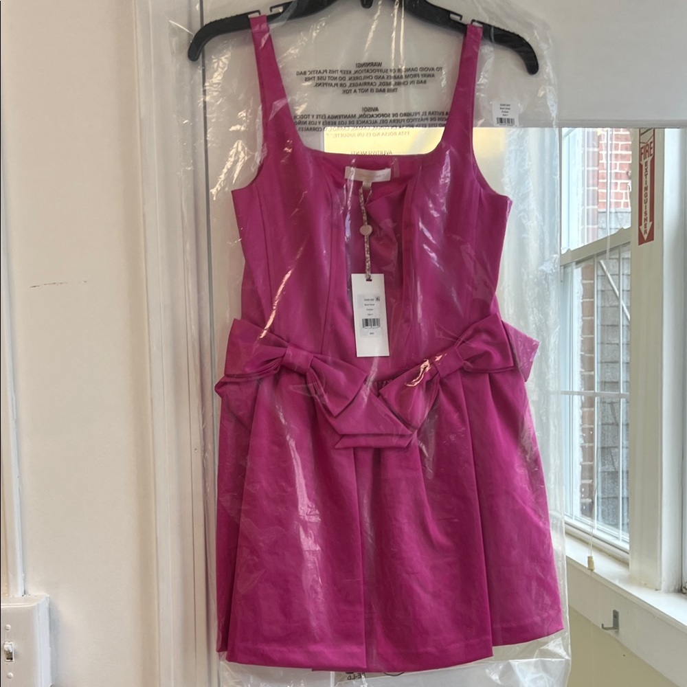 LoveShackFancy Fuchsia Formal Dress